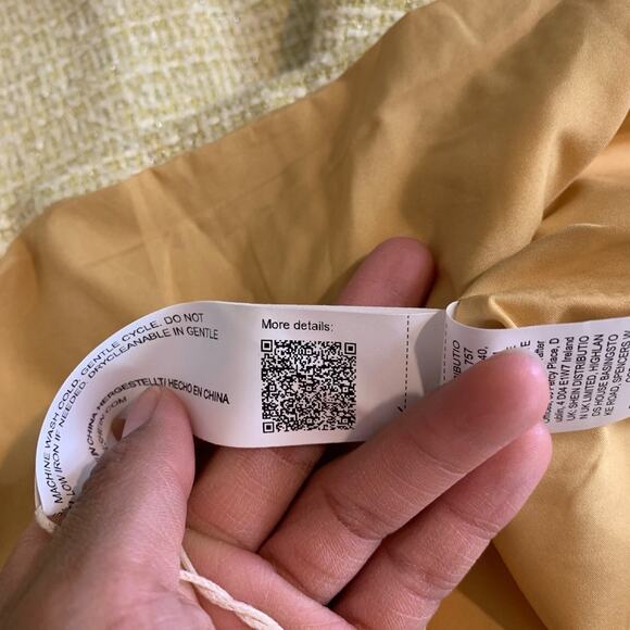 Motf Dress Womens XS Extra Small Two Tone Beaded Tweed Metallic Lined Back Zip - Picture 14 of 16